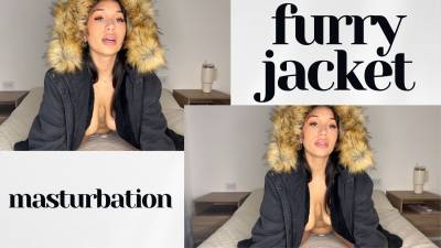 Furry Jacket Masturbation