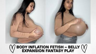 Body Inflation Fetish - Belly Expansion Fantasy Play