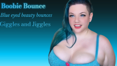 Boob Bouncing In Blue