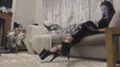 8 Inch Heel Sandals Footstool 2