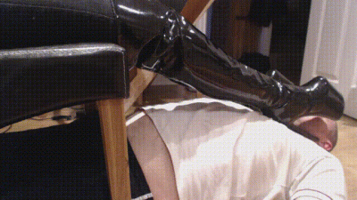 8 Inch Heel Boots Footstool