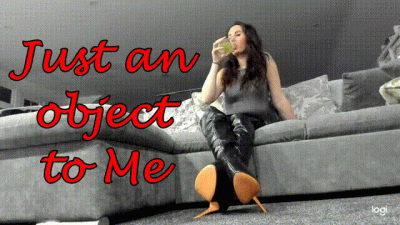 Human Footstool And Selfie Taking