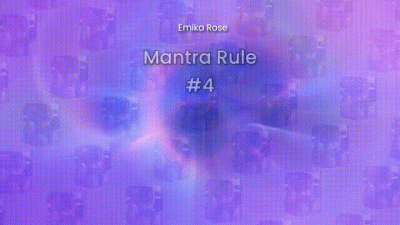 Mind Control// Daily Mantra Rules #4
