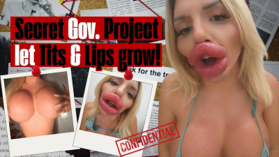 Secret Gov. Project Let Tits & Lips Grow! | Vienna Xtreme