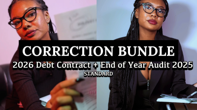 Correction Bundle: End Of Year Audit 2025 + 2026 Debt Contract (Standard Edition)