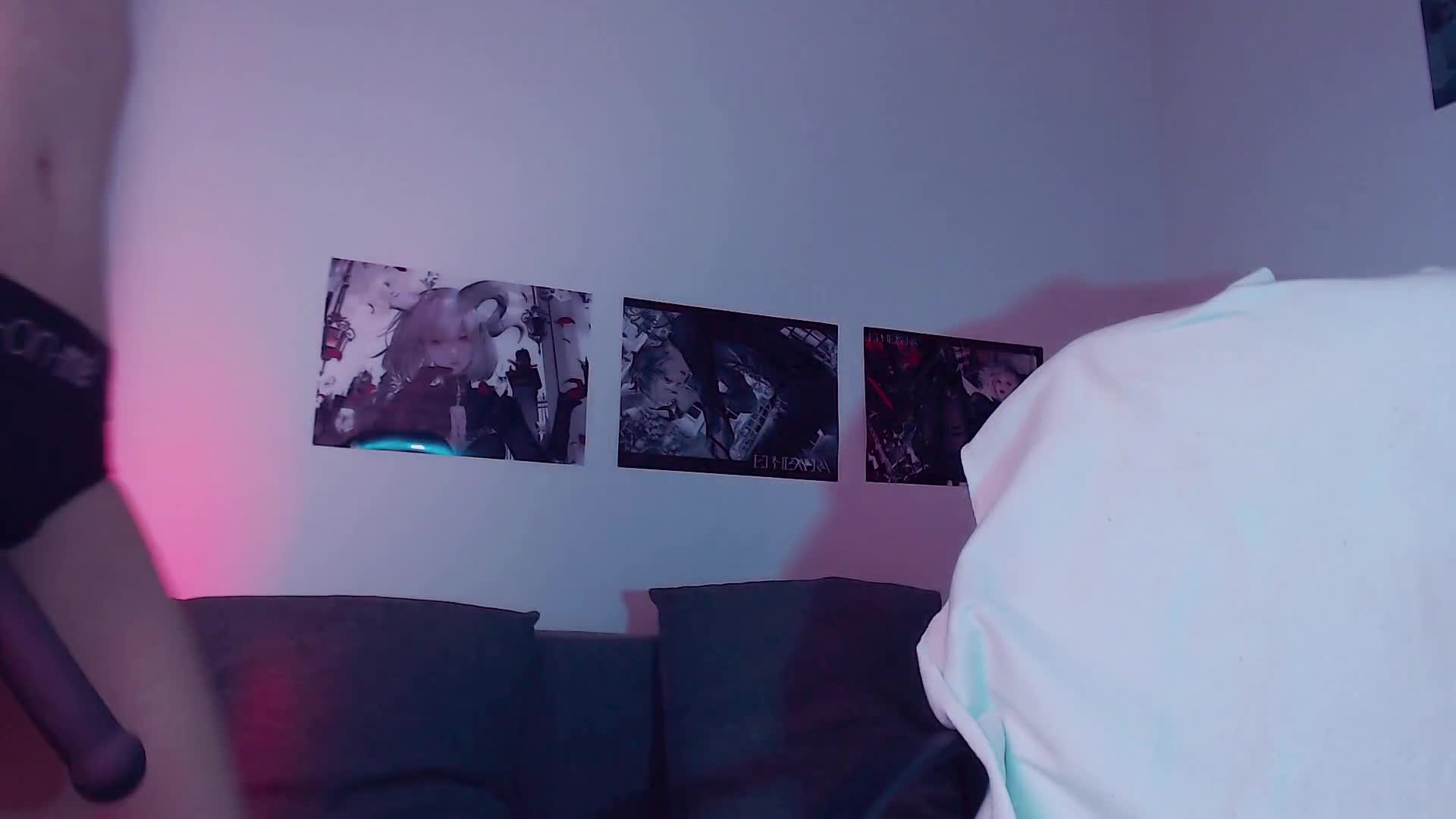 My Strapon In Your Face And Playing With My Pussy