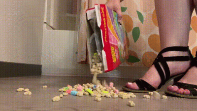 Crushing Lucky Charms With My Heels~