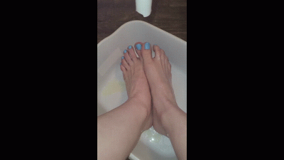 Rubbing My Sore Feet After A Tough Work Out