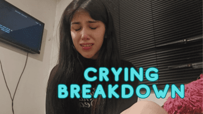 Crying Breakdown And Blowing Nose