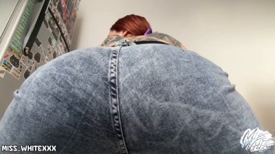 Super Close Up View Farting Of My New Jeans