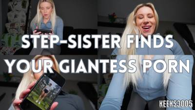 Step-Sister Finds Your Giantess Porn