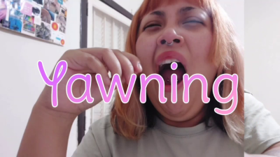 Tired Yawning
