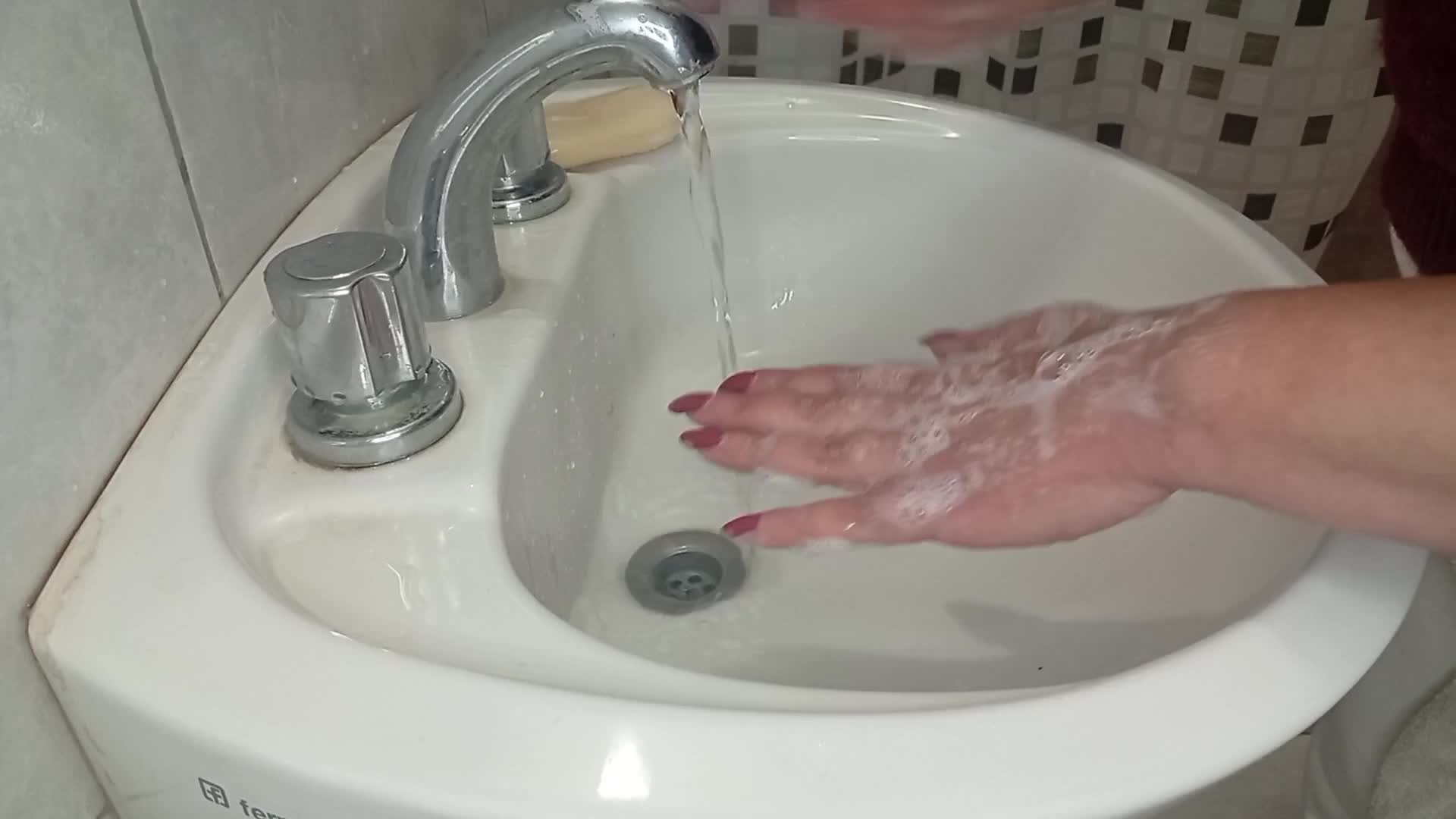 Soaping My Hands