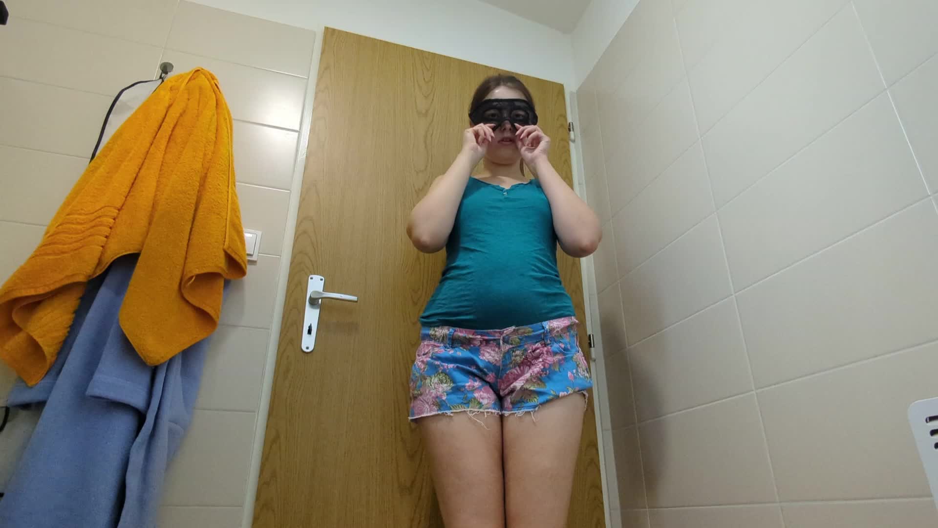 Step-Niece Pissed On Step-Uncle's Panties Dick Ass Slave Doggy Washing