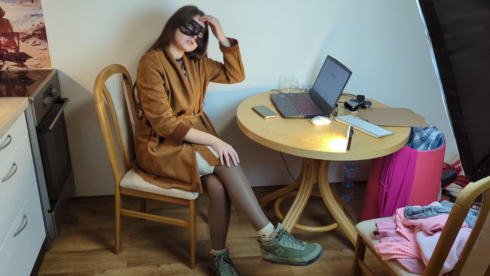 Custom Tights Leg Foot Fetish Layered Business Wear Striptease Feet