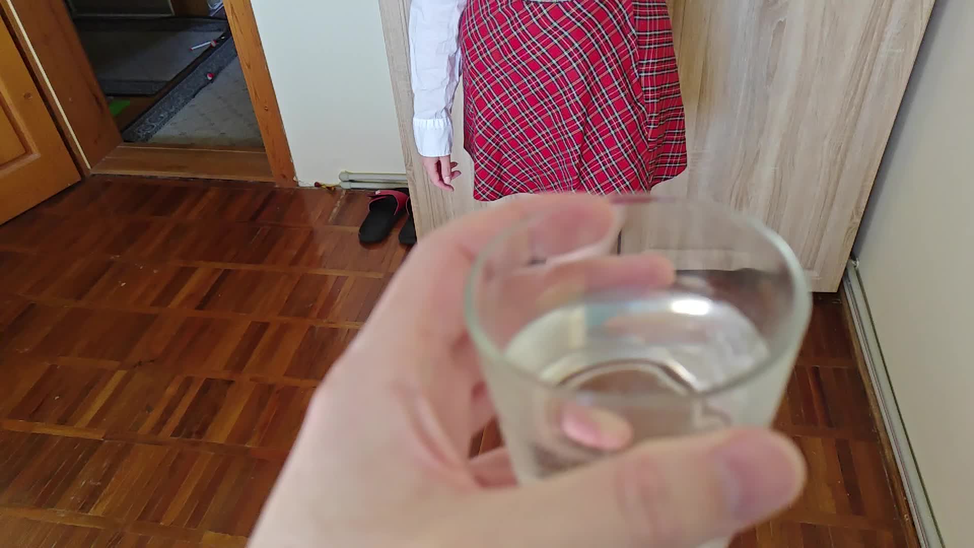 Office Water Pouring Secretary Boss Undressing Blowjob Slowmo