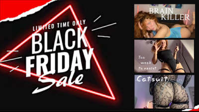 Black Friday. Gooning Edition