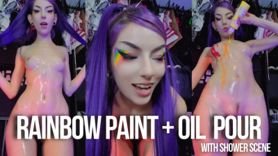 Paint And Oil Wam With Shower After