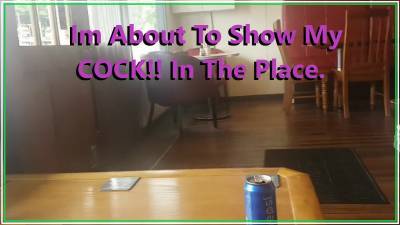 Nervous And Horny In A Public Cafe With People!!!