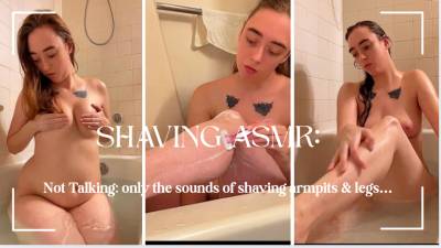 Shaving ASMR: Armpit & Leg Shaving- No Talking