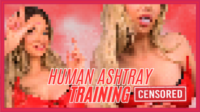 Human Ashtray Training (Beta Safe Censored Loser Porn)