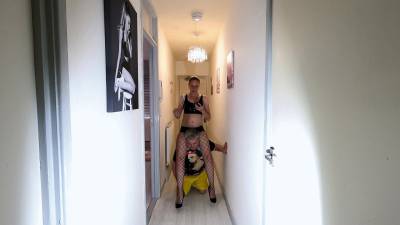 Dominatrix Girl Shoulder Ride