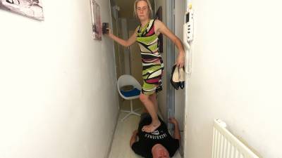 Danielle Trampling Bare Foot & Heels 15