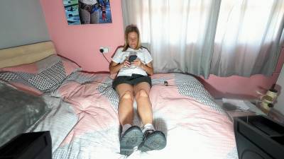 Schoolgirl Danielle Neck Scissors