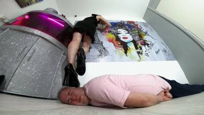 Verbal Domination Head Crushing Danielle 4 Floor Cam