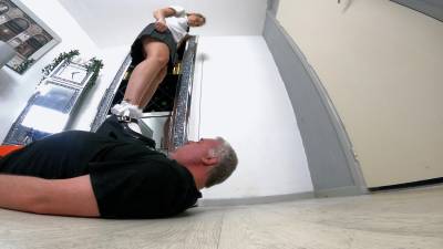 Trampling Schoolgirl Danielle 2 Floor Cam