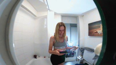 Danielle Brushing Her Teeth