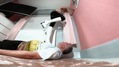 Danielle Black PVC Pants & Chunky White Boots Trample