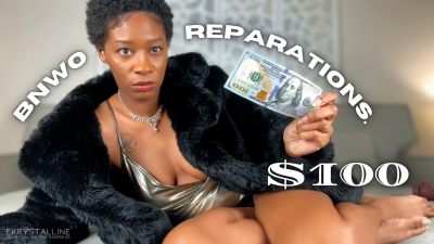 $100 Reparations. Bnwo, Findom