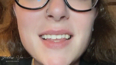 Licking My Lips And Showing You The Back Of My Throat Just To Tease You