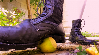 Crushing Pomelos With Combat Boots
