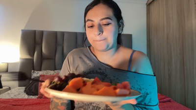 Swallowing Pieces Of Fruit