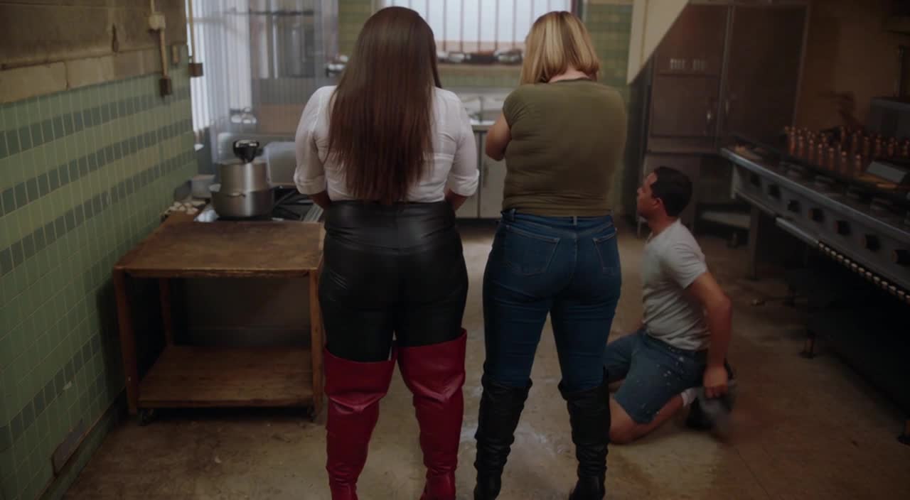 Rear View Boots Femdom Fantasy - Two Resolute Strict Ladies In Rage, Harsh Voices From Behind, Loud Heels, Cleaning Slave Below