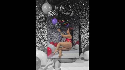 Cake Smash And Balloon Pop Celebration With Sapphira