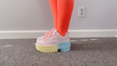 Orange Crush Tease & Footjob