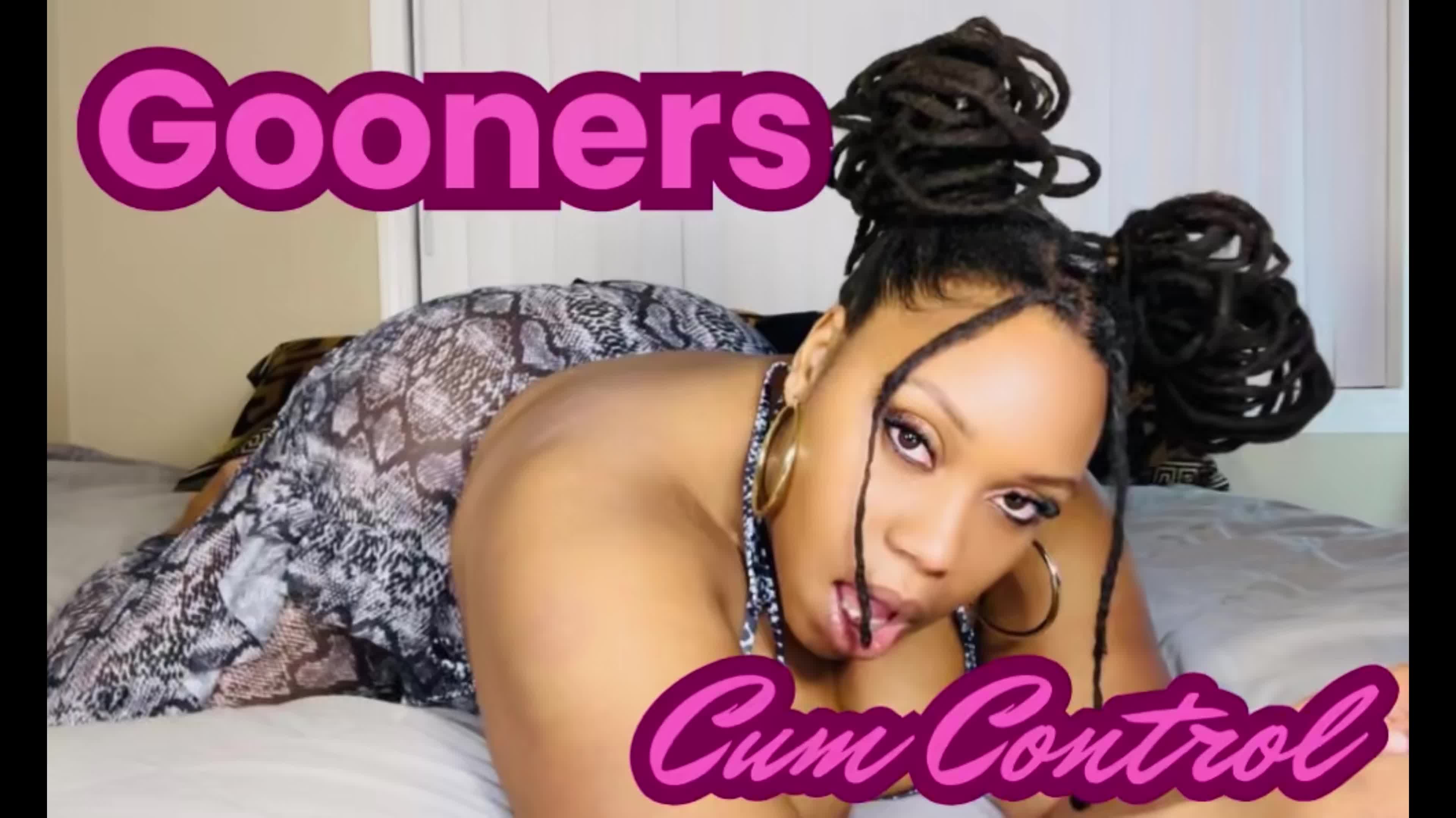 BBW Ebony Findom Brat: No Cumming Just Endless Gooning Edge Play