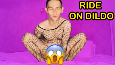 I Ride On Dildo Face Forward