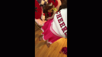 Cheerleader Outfit Modeling