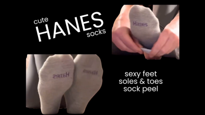 Sexy Hanes Ankle Socks Teasing Feet Toes And Soles Video W Slow Sock Peel