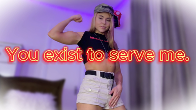 You Exist To Serve Me