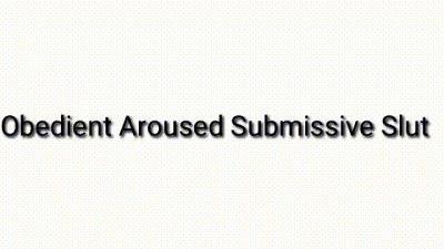 Obedient Aroused Submissive Slut Trance Audio