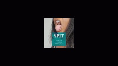Spit: Human Tongue Scraper