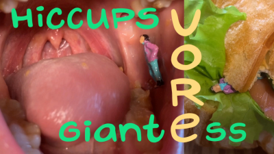 Inside Giantess's Mouth | Hiccups