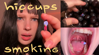 Tiny Trapped In Giantess Mouth: Hiccups And Coughing Chaos