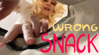 Giantess Accidentally Eats Tiny Man