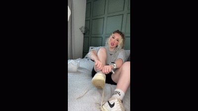Air Force1 Worship Video | Shoes, Sock & Soles Licking & Sniffing Demanding